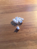 10 x M5 Drill Hole Cupboard Covers/Caps/Plugs WHITE